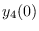 $\displaystyle y_4(0)$