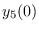 $\displaystyle y_5(0)$