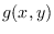 $g(x,y)$