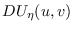 $DU_{\eta }(u,v)$